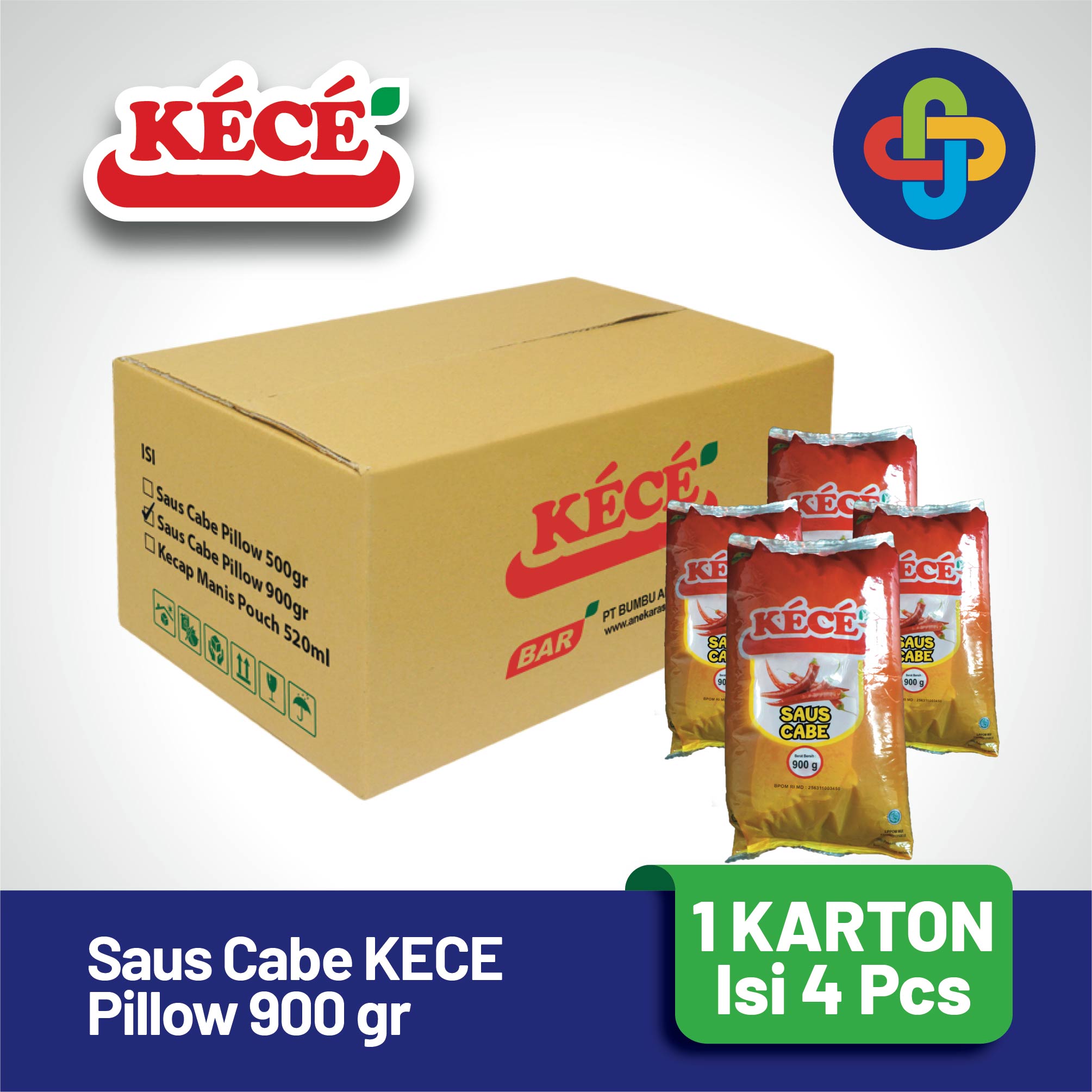 Saus Cabe KECE Pillow 900 gr